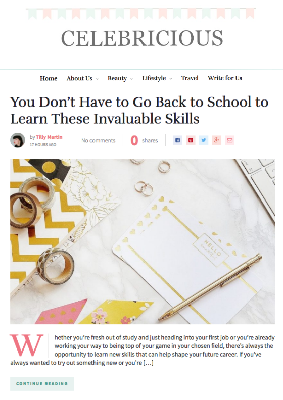 Celebricious: You Don't Have to Go Back to School to Learn These Invaluable Skills