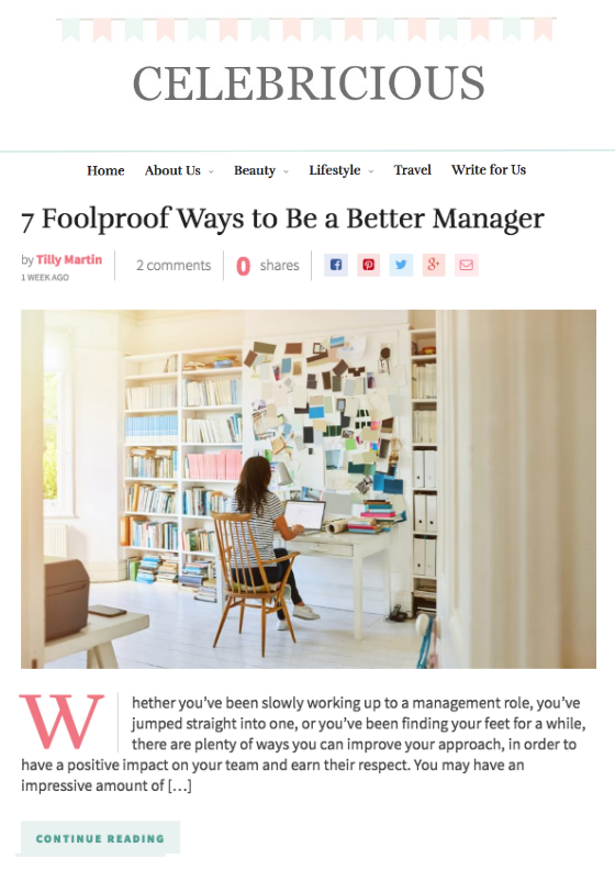 Celebricious: 7 Foolproof Ways to Be a Better Manager