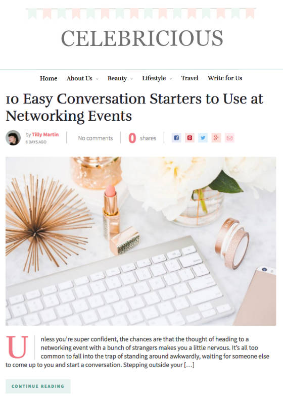 Celebricious: 10 Easy Conversation Starters to Use at Networking Events