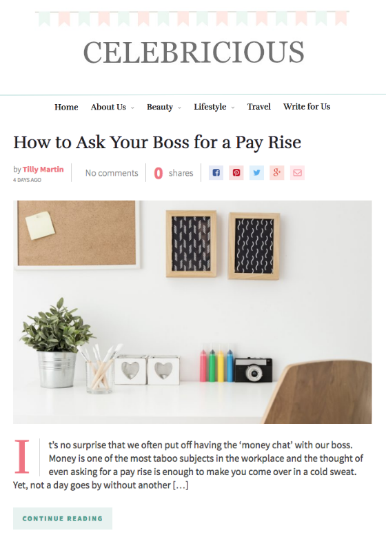 Celebricious: How to Ask Your Boss for a Pay Rise