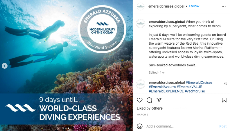 Emerald Cruises: Emerald Azzurra Inaugural Season Countdown